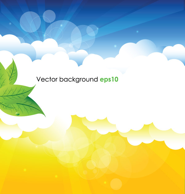free vector Summer background vector 1